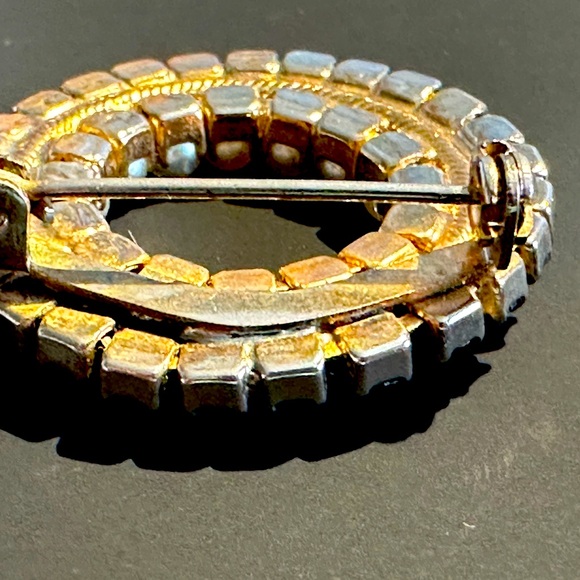 Vintage 1950 brooch with clip earrings Set - Picture 3 of 6